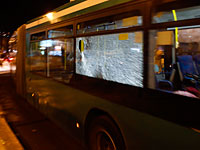 Автобус подвергся 