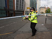 В районе Manchester Arena, 23 мая 2017 года  