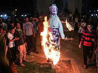 Протесты против Трампа в Иерусалиме, Рамалле и Газе. Фоторепортаж
