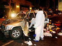     На месте убийства Йорама Хахама. Июнь 2008 года   