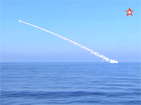 Российские ВМС нанесли ракетный удар по боевикам ИГ около Пальмиры. ВИДЕО