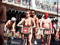 Лондонский голый велопробег 2017: фотоотчет Russian Gap
