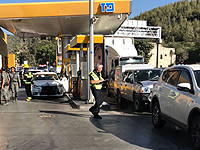 На шоссе №1 грузовик 