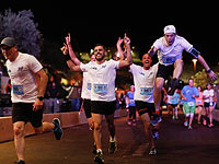 ХХ Маккабиада: ночной забег в Иерусалиме. Фоторепортаж 