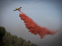 В Верхней Галилее вспыхнул пожар, в воздух подняты самолеты
