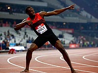Усэйн Болт вышел в финал чемпионата мира, заняв в полуфинале второе место
