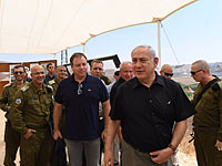 Нетаниягу и министры осмотрели заградительное сооружение к югу от Хеврона