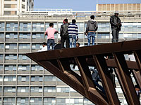 Жители южного Тель-Авива опубликовали видео 