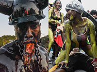 Фестиваль J'ouvert в Бруклине: маскарад под усиленной охраной полиции . Фоторепортаж