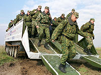 Начались учения 