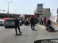 Борцы за права инвалидов заблокировали перекресток Хуцот а-Мифрац в Хайфе