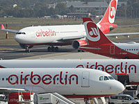 Air Berlin  отменила несколько рейсов на израильском направлении