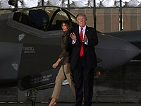 Дональд Трамп уклонился от объятий Меланьи во время визита на базу 