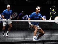 Рафаэль Надаль и Роджер Федерер впервые сыграли вместе