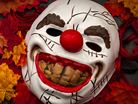 В центре страны человек в маске клоуна напал на девочку