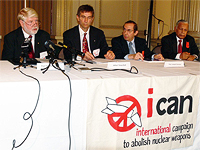 Нобелевской премии мира удостоена организация ICAN