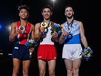 Артем Долгопят на чемпионате мира по гимнастике  