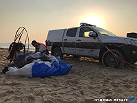 Возле Нетании потерпел крушение параплан