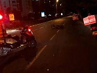В Рамат-Гане столкнулись автомобиль и мотоцикл, двое пострадавших