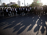 Ультраортодоксы блокировали движение на перекрестке Шилат