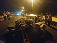 В результате столкновения легковушки и автобуса один человек погиб и четверо получили травмы