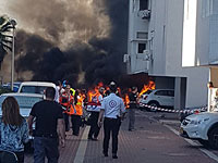 В Ашдоде взорвался автомобиль: есть пострадавшие, причинен значительный ущерб