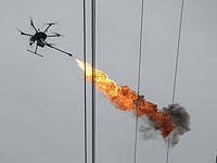 БПЛА с огнеметом: мирное оружие работников китайской энергетической корпорации. ФОТО