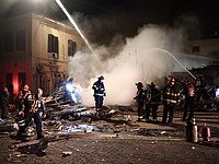 Мощный взрыв и пожар в Яффо: есть погибшие и пострадавшие