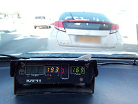 На 443-й трассе остановлен автомобиль, мчавшийся на скорости почти 200 км/ч