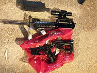 На перекрестке Тапуах в автомобиле обнаружена винтовка М16