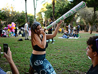 Акция за легализацию марихуаны в Тель-Авиве. Фоторепортаж
