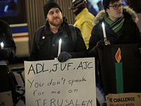 Манифестация активистов организации Jewish Voice for Peace. Чикаго, 14 декабря 2017 года