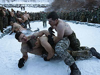 Морпехи Кореи и США провели учения в снегах Пьонгчанг-гана. Фоторепортаж