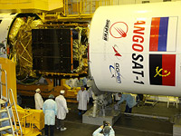 Восстановлена связь с ангольским спутником Angosat-1