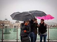 Первые дни нового года в Израиле: зимняя погода. Фоторепортаж
