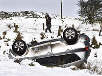 Зимний шторм на севере Великобритании. Фоторепортаж 
