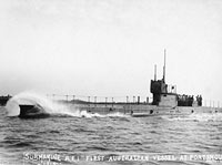 Найдена австралийская подлодка времен Первой мировой войны