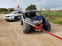 Возле Ашдода произошло лобовое столкновение мотовездехода и мотоцикла