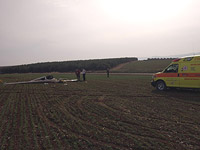 Около Афулы разбился сверхлегкий самолет, пилот погиб