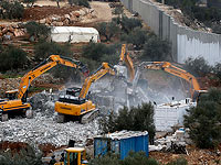 Около деревни Бейт Джалла снесены два дома, построенные без разрешения