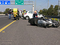 На 4-й трассе столкнулись автомобиль и мотоцикл, один человек тяжело травмирован