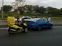 Автомобиль сбил пешехода в районе Рош а-Аин