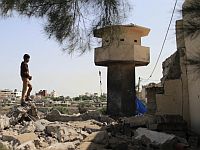 Пустующий наблюдательный пост ХАМАСа на севере сектора Газы