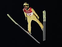 Олимпиада. Японский прыгун с трамплина установил рекорд