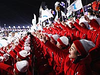 В Пхенчхане началась церемония открытия зимней олимпиады