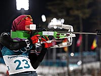 Олимпиада. Биатлон. В спринте победила немка Лаура Дальмайер