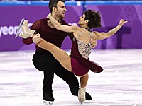 В произвольной программе победила канадская спортивная пара, россияне на третьем месте