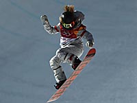 Хаф-пайп. Олимпийской чемпионкой стала 17-летняя Хлоя Ким. Ариэль Голд на третьем месте