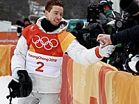 Хаф-пайп: американец Шон Уайт стал трехкратным олимпийским чемпионом