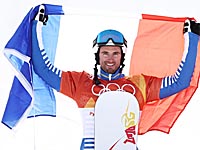 Сноуборд-кросс. Победил француз. Россиянин сломал ногу в полуфинале